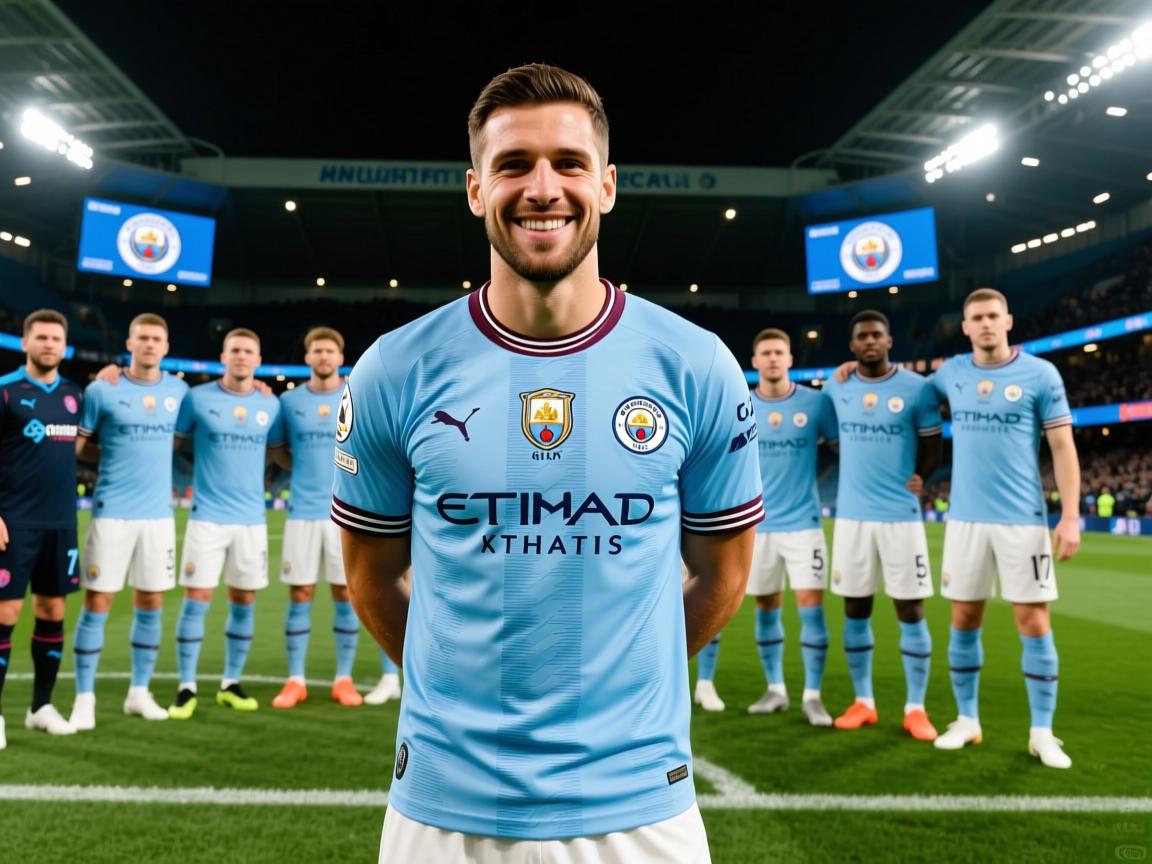 曼城里昂中场切尔基和球队签约5年，转会费4250万欧元的简单介绍